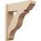 Ekena Millwork 8-in W x 26-in D x 30-in H Funston Slat Rough Cedar Woodgrain TimberThane Outlooker, Primed Tan OUTUR080X26X30FST24RCPR - alternate 1